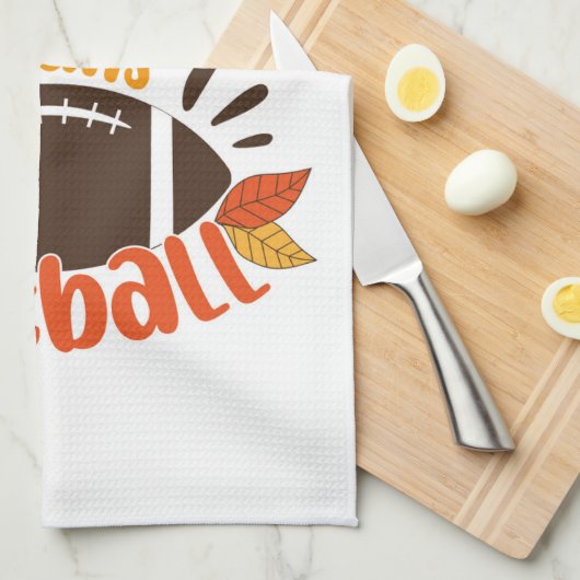 Herfst: Football Theedoek (Quarter Fold)