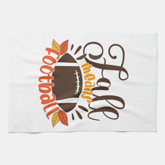 Herfst: Football Theedoek (Horizontaal)
