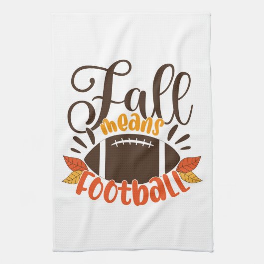 Herfst: Football Theedoek (Verticaal)