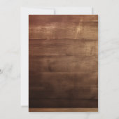 Herfst Football Touchdown Tiny Toes Baby shower Kaart (Achterkant)