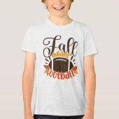 Herfst: Football Tri-Blend Shirt (Voorkant)
