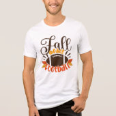 Herfst: Football Tri-Blend Shirt (Voorkant)