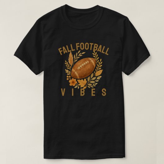 Herfst Football Vibes T-shirt (Design voorkant)
