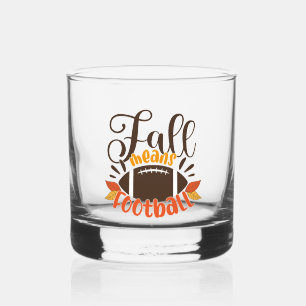 Herfst: Football Whisky Glas