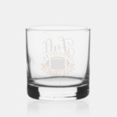 Herfst: Football Whisky Glas (Achterkant)