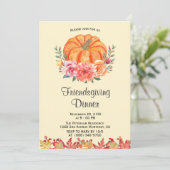 Herfst Foral Thanksgiving Vriendschapsgeschenken U Kaart (Staand voorkant)