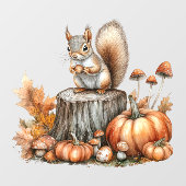 Herfst Forest Animal Window Cling Raamsticker (Vel)