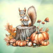 Herfst Forest Animal Window Cling Raamsticker (Vel 3)