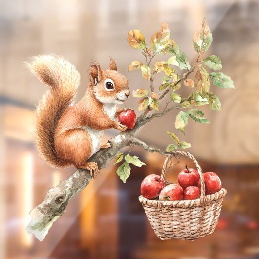 Herfst Forest Animal Window Cling Raamsticker (Vel 2)