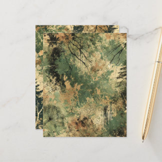 Herfst Forest Floor Distressed Ink Scrapbook Paper