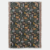 Herfst Forest Forager Cosy up Warm Deken (Voorkant Verticaal)