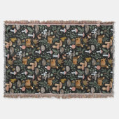 Herfst Forest Forager Cosy up Warm Deken (Voorkant)