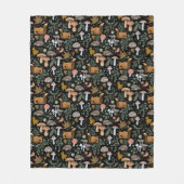 Herfst Forest Forager Cosy up Warm Fleece Deken (Voorkant)