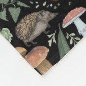 Herfst Forest Forager Cosy up Warm Fleece Deken (Hoek)