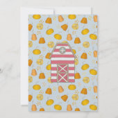 Herfst Forest Friends Second Birthday Invitation Kaart (Achterkant)