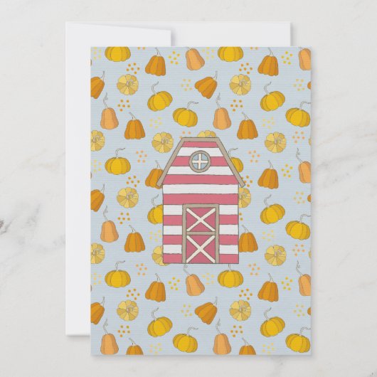 Herfst Forest Friends Second Birthday Invitation Kaart (Achterkant)