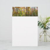 Herfst Forest I Autumn Landscape Photography Briefpapier (Staand voorkant)