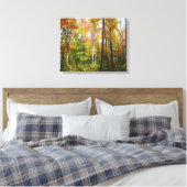 Herfst Forest I Autumn Landscape Photography Canvas Afdruk (Insitu (Slaapkamer))