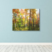 Herfst Forest I Autumn Landscape Photography Canvas Afdruk (Insitu (Houten vloer))