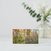 Herfst Forest I Autumn Landscape Photography Visitekaartje (Staand voorkant)