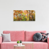 Herfst Forest II Autumn Landscape Photography Canvas Afdruk (Insitu (Woonkamer))