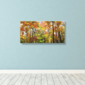 Herfst Forest II Autumn Landscape Photography Canvas Afdruk (Insitu (Houten vloer))