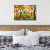 Herfst Forest II Autumn Landscape Photography Canvas Afdruk (Insitu (Slaapkamer))