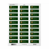 Herfst Forest II Autumn Landscape Photography Etiket (Full Sheet)