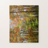 Herfst Forest II Autumn Landscape Photography Legpuzzel (Verticaal)