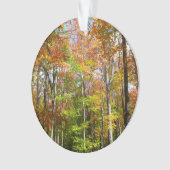 Herfst Forest II Autumn Landscape Photography Ornament (voorkant)
