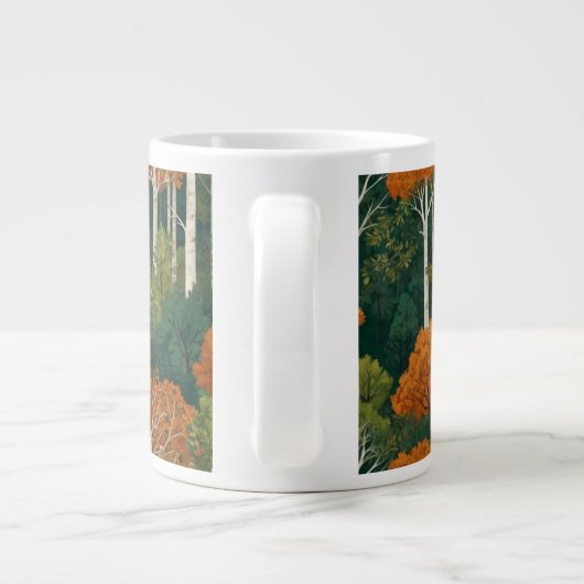 Herfst Forest Mok - Het perfecte cadeau voor Natuu (Achterkant)