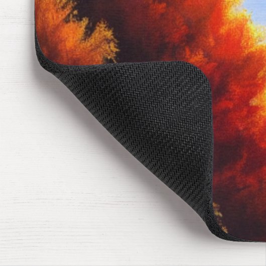 Herfst Forest van Ocean Mousepad Muismat (Hoek)