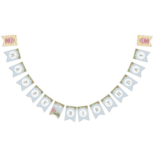 Herfst Forest Vrienden Verjaardag Vlaggetjes (Alle)