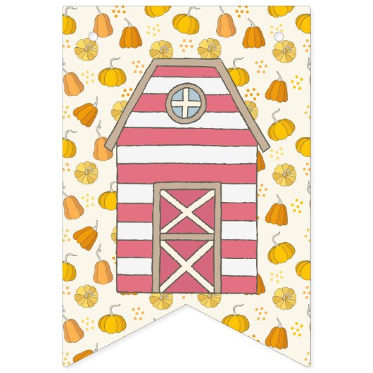 Herfst Forest Vrienden Verjaardag Vlaggetjes (Eerste vlag)