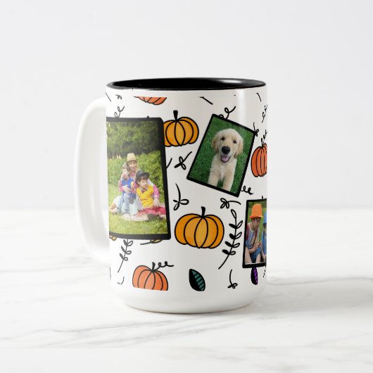 Herfst Foto Mok (Voorkant links)