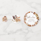 Herfst Foto Tafel Confetti (Voorkanten)