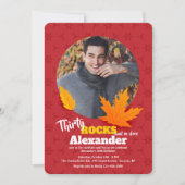 Herfst Foto Uitnodiging (Voorkant)