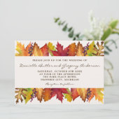 Herfst Foto van de herfst Kaart (Staand voorkant)