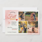 Herfst Fotografie Mini Sessie Sjabloon (Voorkant)