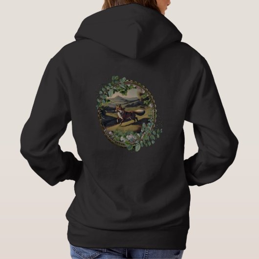 Herfst Fox herfstsweatshirt Hoodie (Achterkant)