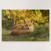 Herfst Fox Legpuzzel (Horizontaal)