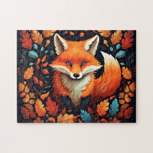 Herfst Fox Legpuzzel