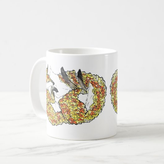 Herfst Fox Mok (Voorkant links)