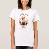 Herfst Fox Quote T-shirt (Voorkant)