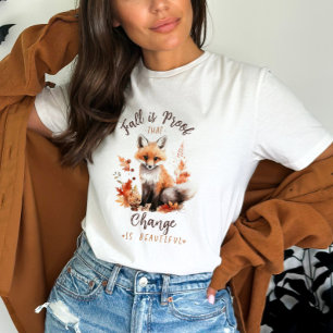 Herfst Fox Quote T-shirt