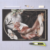 Herfst Fox Waterverf Mysterious Autumn Oracle Tissuepapier (Craft)
