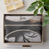 Herfst Fox Waterverf Mysterious Autumn Oracle Tissuepapier (Geschenk)