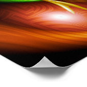 Herfst Fractale Draaiing Poster (Hoek)