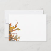 Herfst Frame Response Card RSVP Kaartje (Achterkant)