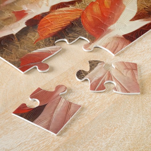 Herfst Franse Bulldog Legpuzzel (Zijkant)